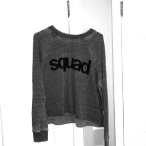 Gray sweater